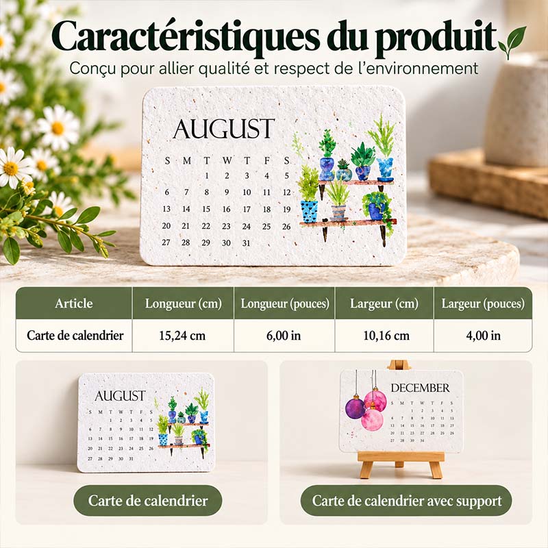 🅱️ 🌱🇫🇷 Calendrier à planter 2027 – Utilisez-le. Plantez-le. Regardez-le pousser.