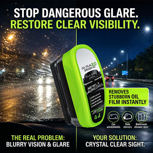 NantSpider™ Multi-Surface Glass Cleaner — Remove Oil Film & Restore Clarity Instantly