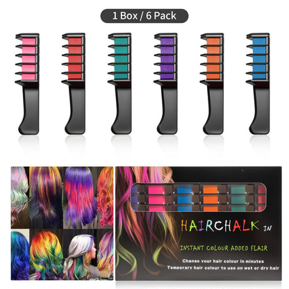 🎁Limited Time Discount🔥NantSpider™ Temporary Hair Dye Chalk Comb