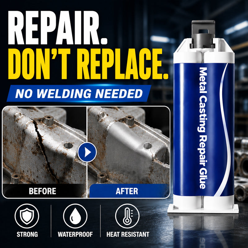 NantSpider™ Metal Casting Repair Glue 🛠️ Waterproof • Heat Resistant • Heavy-Duty Bond