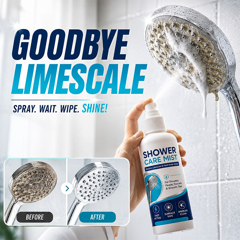 🚿✨Fast-Acting Shower Limescale Remover Spray – Dissolves stubborn mineral deposits & hard water stains. Restores water flow & shine – just spray & wipe! 🧼💪 (Offer)