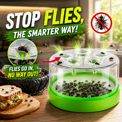 🔌✅ Reusable fly trap—no electricity, no poison! 🏠 Safe to use in the kitchen and around children and pets.