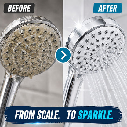🚿✨Fast-Acting Shower Limescale Remover Spray – Dissolves stubborn mineral deposits & hard water stains. Restores water flow & shine – just spray & wipe! 🧼💪 (Offer)
