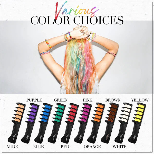 🎁Limited Time Discount🔥NantSpider™ Temporary Hair Dye Chalk Comb
