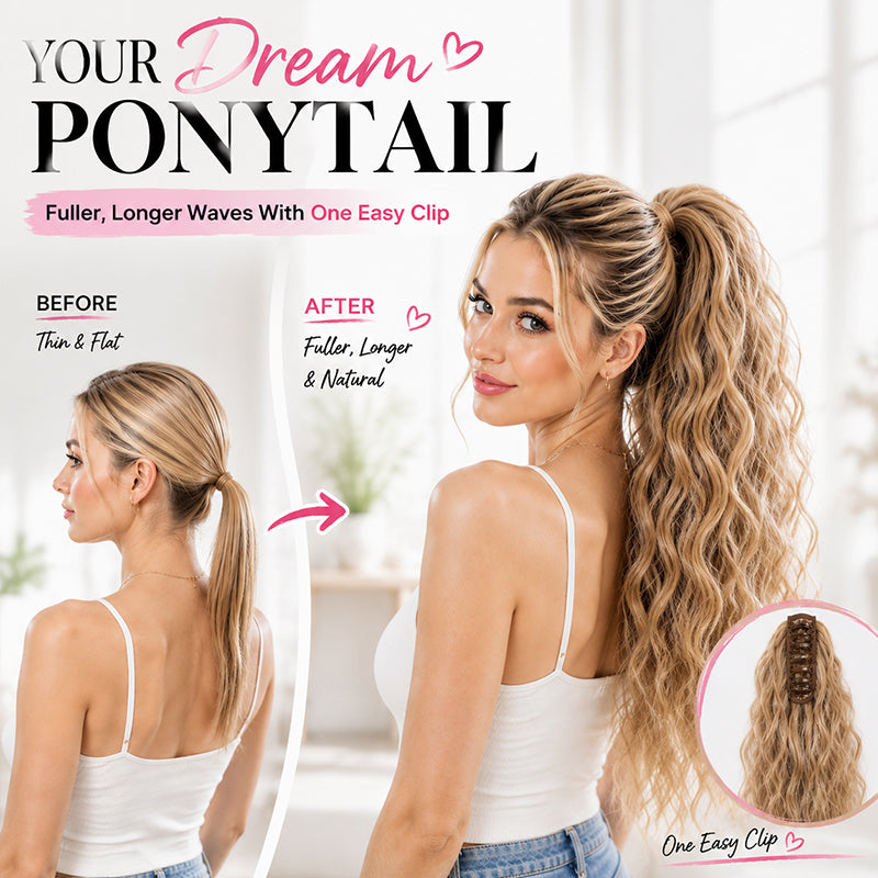 ❤️‍🔥2026 NEW IN ❤️‍🔥 NantSpider™ Curly Wavy Frizzy Hair Extension with Ponytail