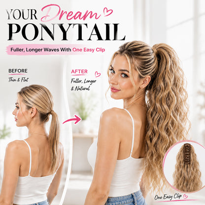 ❤️‍🔥2026 NEW IN ❤️‍🔥 NantSpider™ Curly Wavy Frizzy Hair Extension with Ponytail
