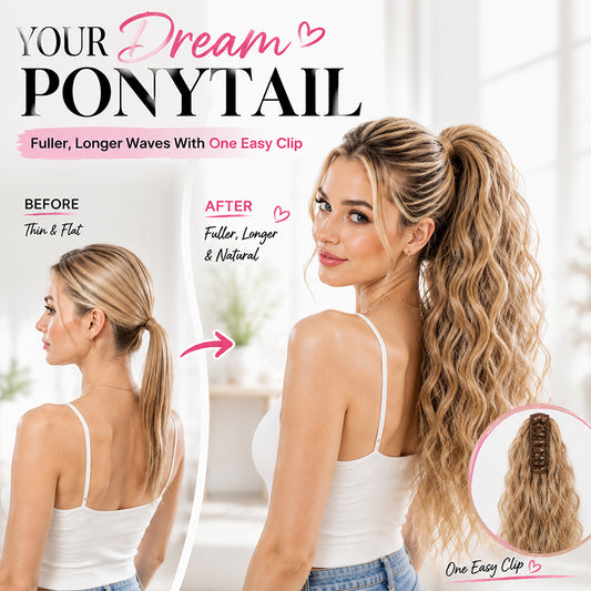 ❤️‍🔥2026 NEW IN ❤️‍🔥 NantSpider™ Curly Wavy Frizzy Hair Extension with Ponytail