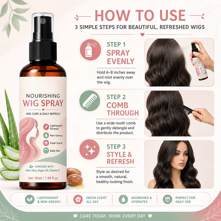 Wig Detangling & Shine Spray