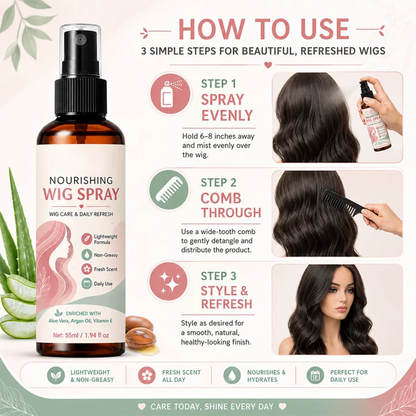 Wig Detangling & Shine Spray