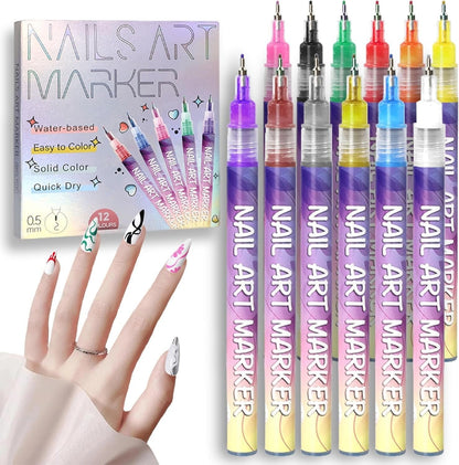 💅 NantSpider™ Salon-Style Nail Art Pen Set