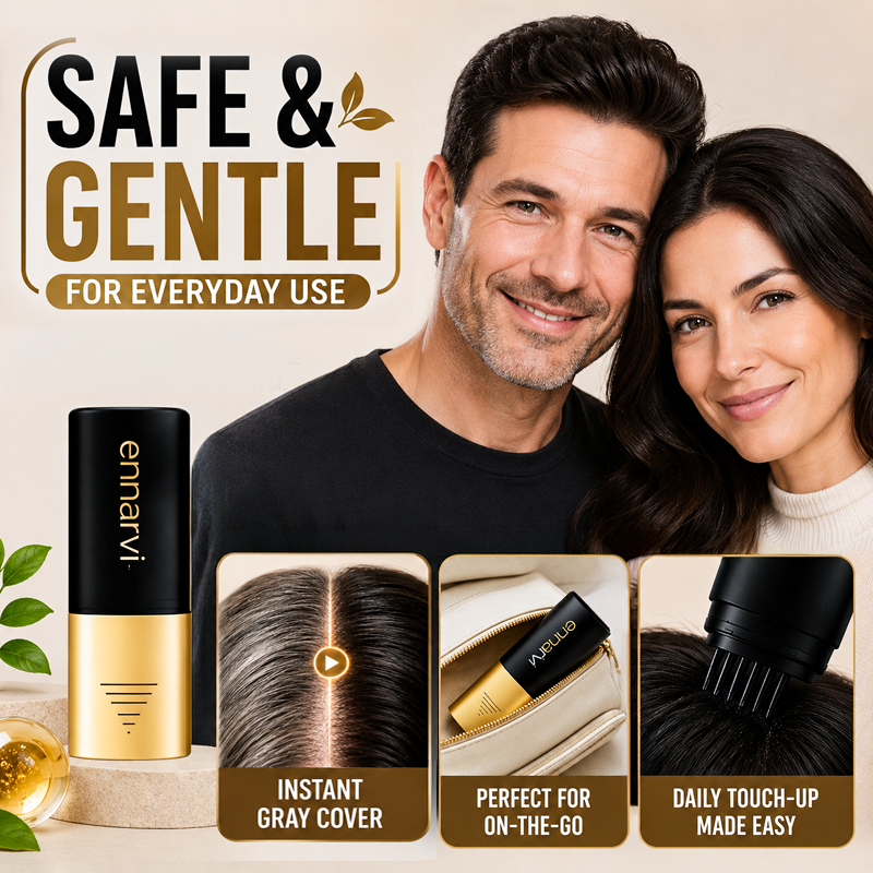 🔥 50% OFF! 🌿✨ NantSpider™ Instant Grey Hair Cover-Up Comb – Quick and natural touch-ups 💁‍♀️💫