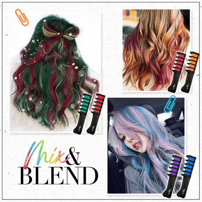 🎁Limited Time Discount🔥NantSpider™ Temporary Hair Dye Chalk Comb