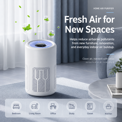 🌬️ 50% OFF! NantSpider™ Compact Air Purifier For Dust, Pet Hair & Odors