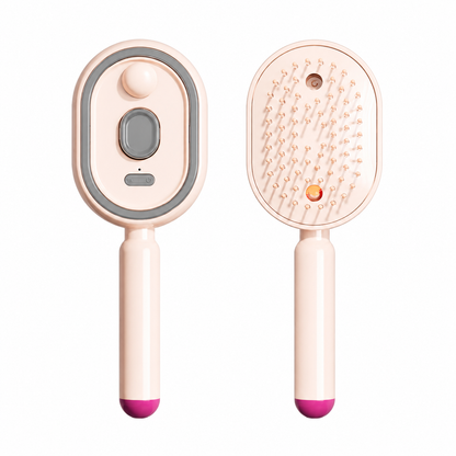 ✨ 50% OFF! NantSpider™ Mist Hair Smoothing Brush With Red Light Care