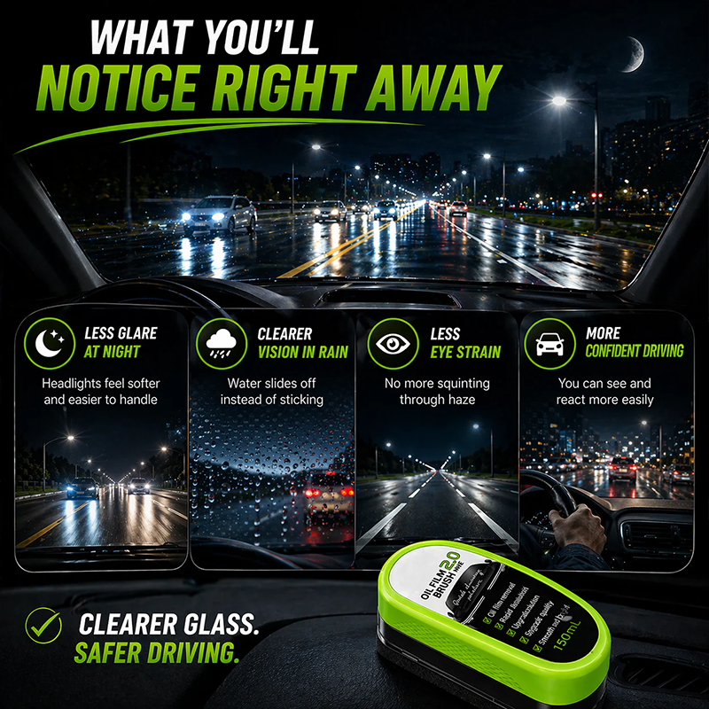 NantSpider™ Multi-Surface Glass Cleaner — Remove Oil Film & Restore Clarity Instantly