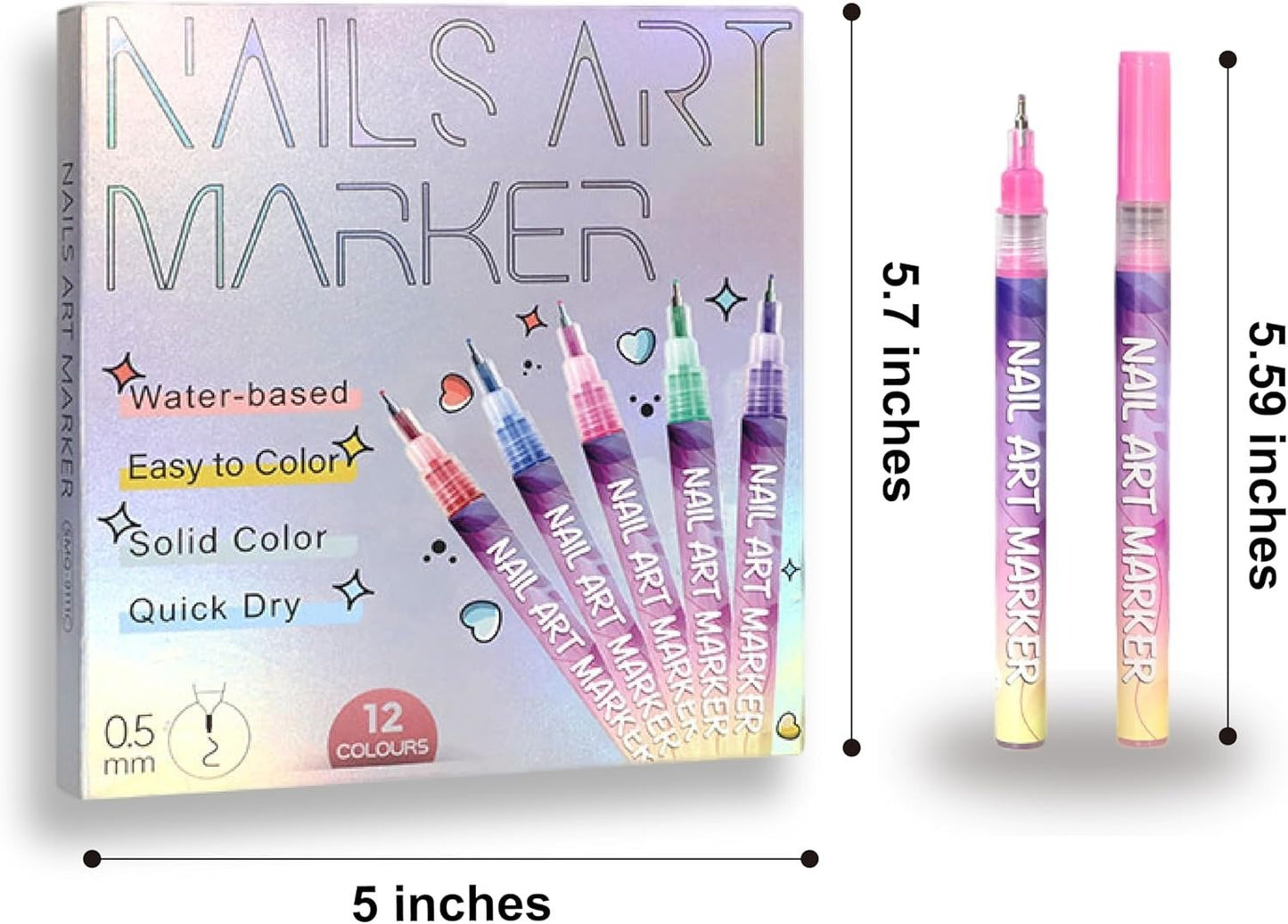 💅 NantSpider™ Salon-Style Nail Art Pen Set
