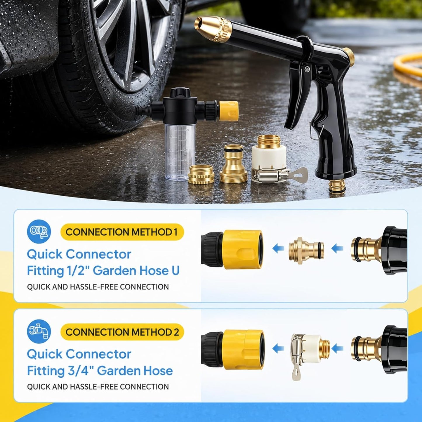 💦 NantSpider™ High-Pressure Water Jet Gun | Powerful Cleaning Without a Pressure Washer