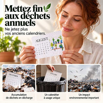🌱 🇫🇷 Calendrier à planter 2027 – Utilisez-le. Plantez-le. Regardez-le pousser.🅱️