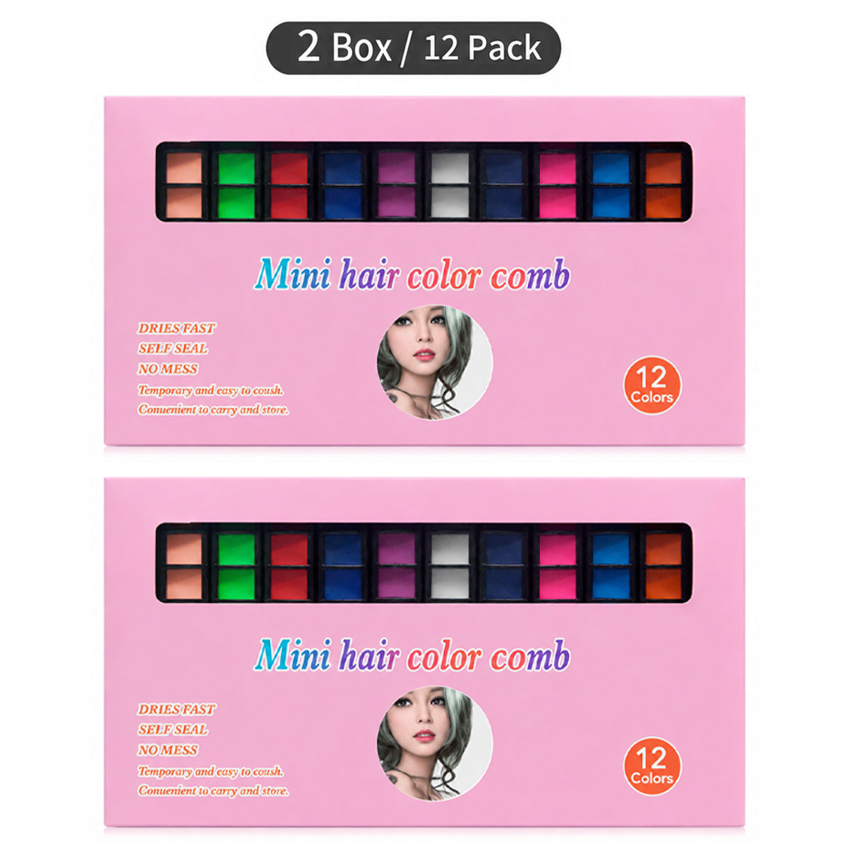 🎁Limited Time Discount🔥NantSpider™ Temporary Hair Dye Chalk Comb