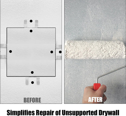 NantSpider™ DIY Drywall Repair Clips Kit - Fix Wall Holes Without Studs