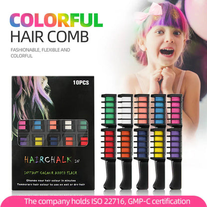 🎁Limited Time Discount🔥NantSpider™ Temporary Hair Dye Chalk Comb