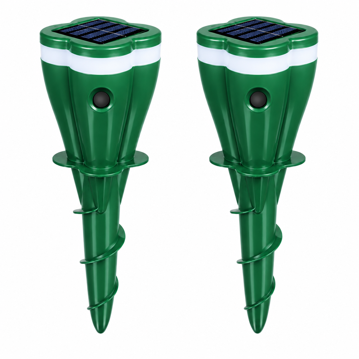 ☘️Solar Sonic Mole Repellent Stakes – Waterproof Ultrasonic Yard Pest Repeller (Offer)