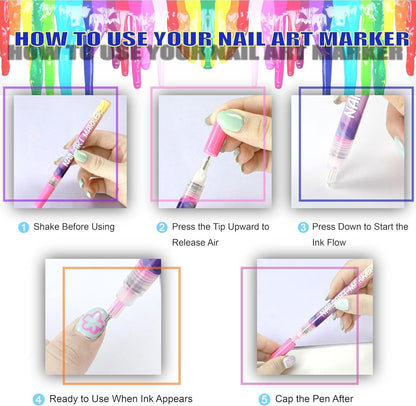💅 NantSpider™ Salon-Style Nail Art Pen Set