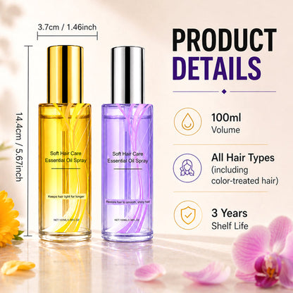 💞NantSpider™ Lightweight Hair Oil Spray – Smooth, Shiny Hair Without Greasy Buildup