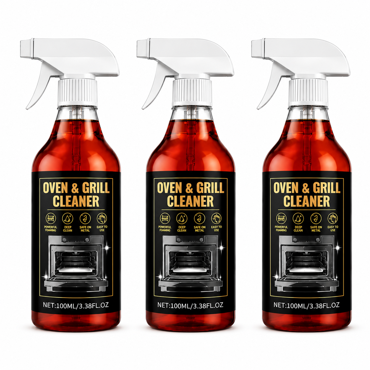 No-Scrub Oven & Grill Cleaner for Stubborn Grease & Burnt Residue (Offer)