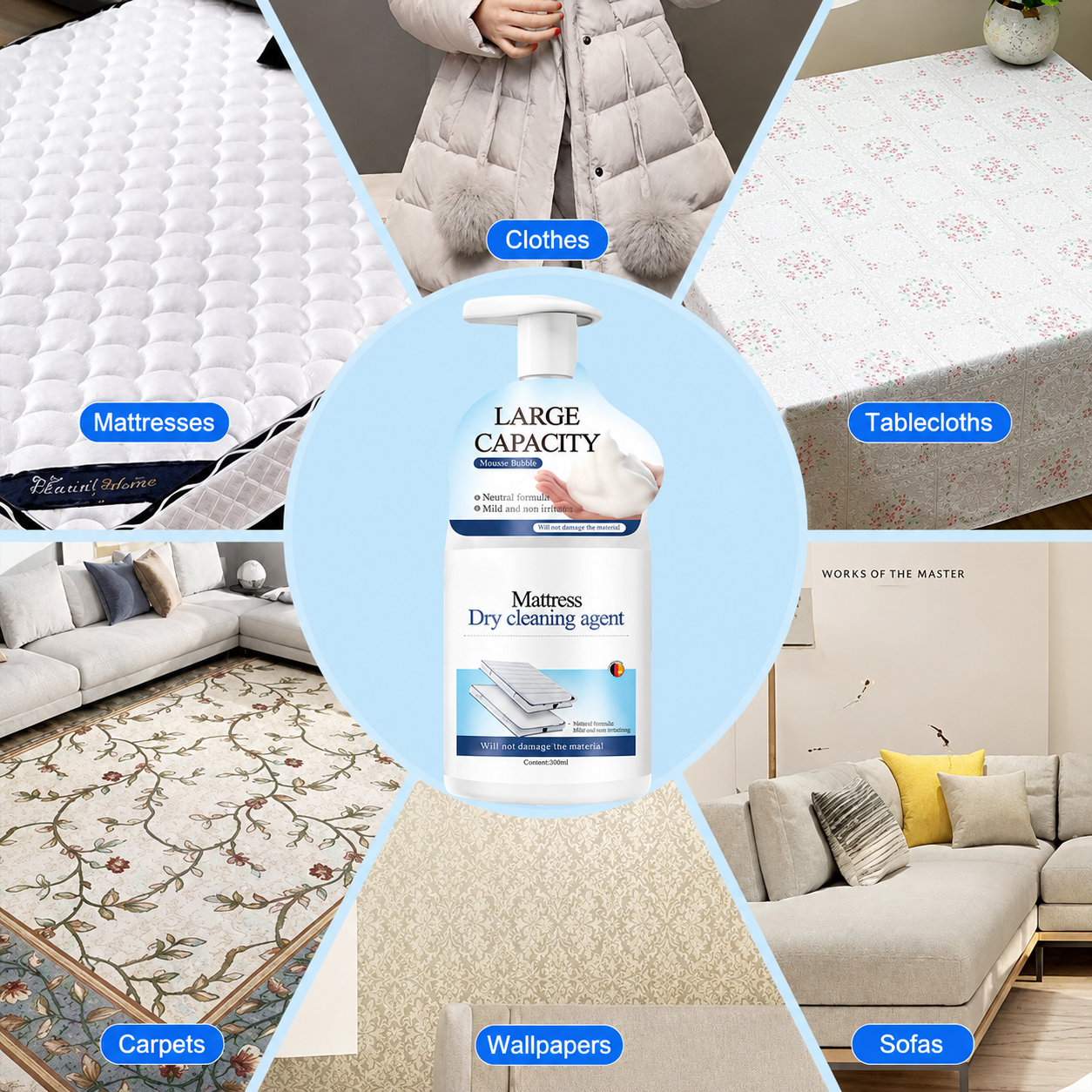 🎉Hot Sale 50% OFF🎉 NantSpider™ Deep Foam Mattress Cleaner