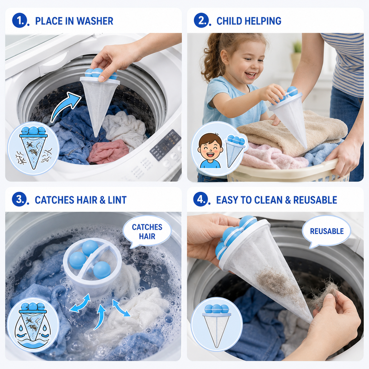 NantSpider™ Laundry Hair Catcher