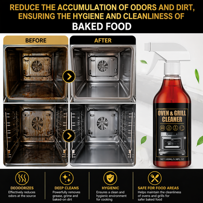 No-Scrub Oven & Grill Cleaner for Stubborn Grease & Burnt Residue (Offer)