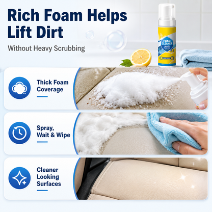 🧴4-In-1 Multi-Purpose Foam Cleaner Spray