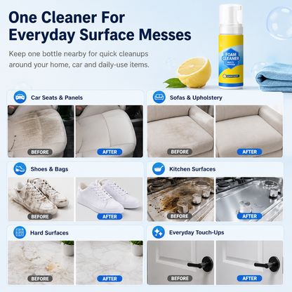 🧴4-In-1 Multi-Purpose Foam Cleaner Spray