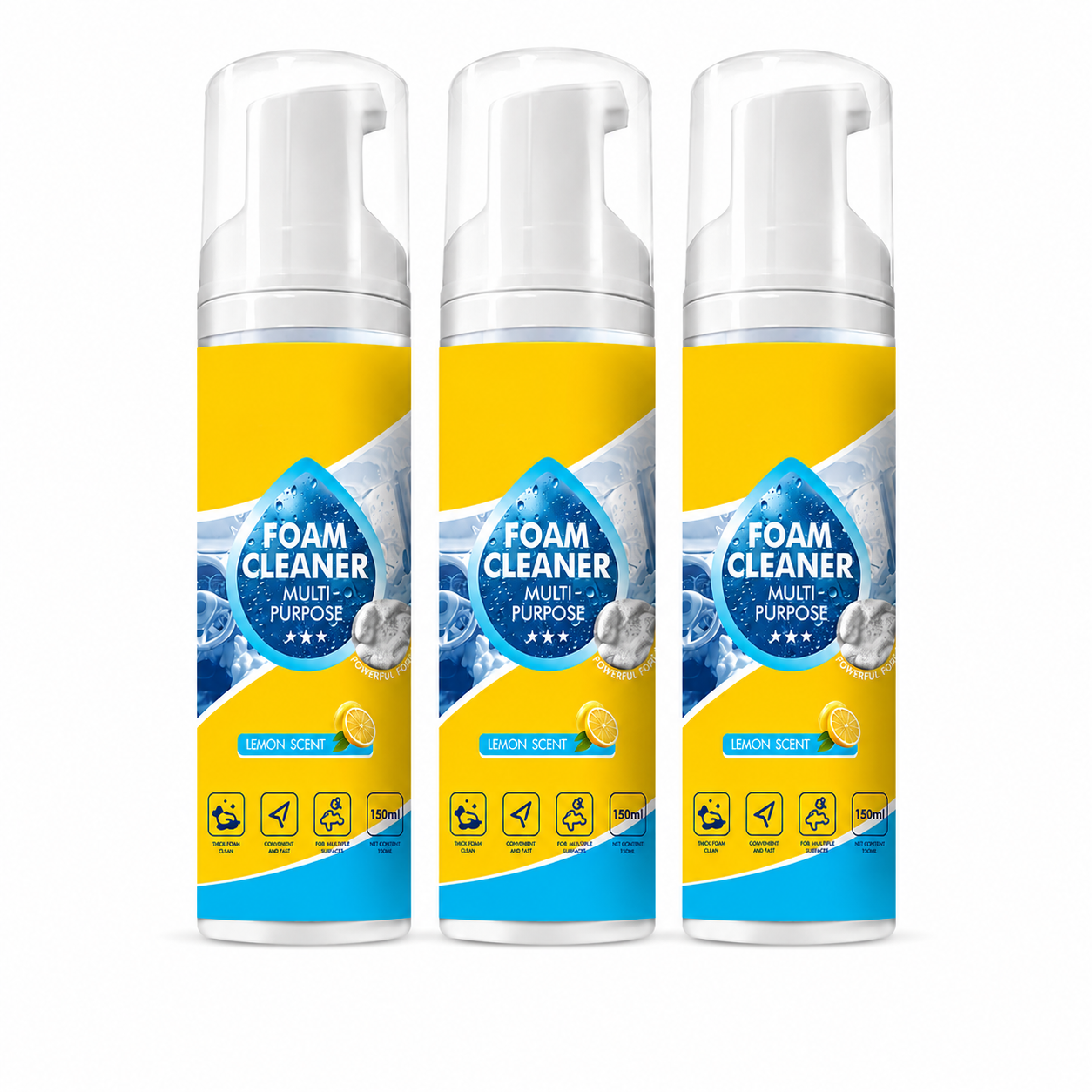 🧴4-In-1 Multi-Purpose Foam Cleaner Spray (Offer)