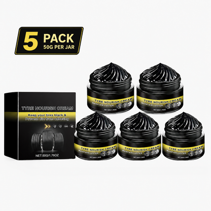 NantSpider™ Tire Shine Wax – Restore Deep Black Tires & Protect Against UV Damage