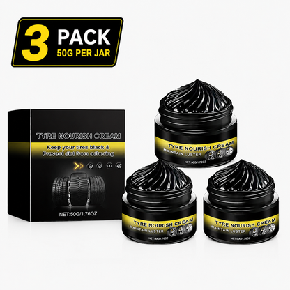 NantSpider™ Tire Shine Wax – Restore Deep Black Tires & Protect Against UV Damage