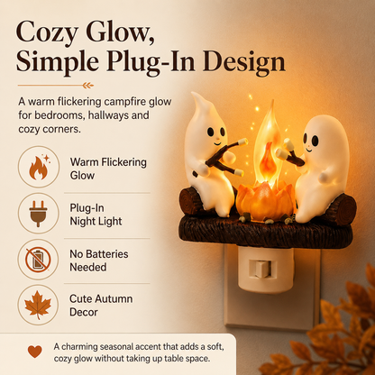🎃 Ghost Campfire Halloween Night Light – Create A Cozy Magical Autumn Glow For Your Home-Last Day Sale-50% OFF🔥