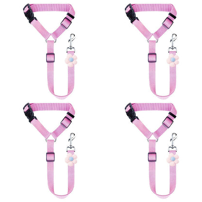 2-in-1 Dog Car Seat Belt & Walking Leash