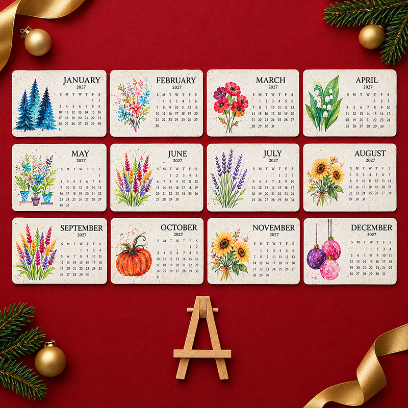 🎄🇫🇷 Calendrier à planter 2027 – Utilisez-le. Plantez-le. Regardez-le pousser.🅱️