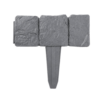 🌿✨ Stone-Look Edging Fence - Garden Edges That Stay Clean🏡♻️
