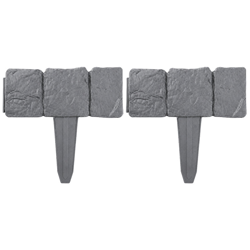 🌿✨ Stone-Look Edging Fence - Garden Edges That Stay Clean🏡♻️
