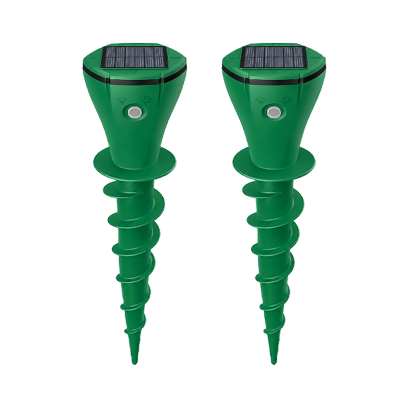 🌸Hot Sale 50% OFF☘️Solar Powered Waterproof Screw Mole Repellent (OFFER)