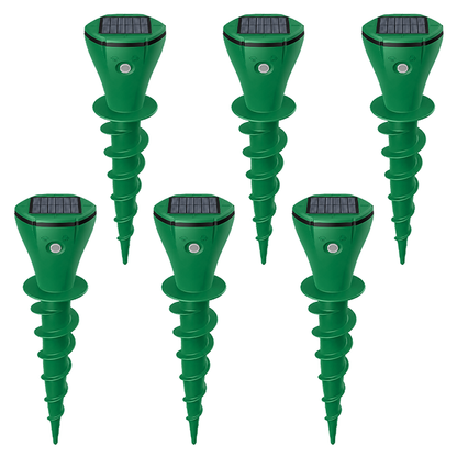 🌸Hot Sale 50% OFF☘️Solar Powered Waterproof Screw Mole Repellent (OFFER)