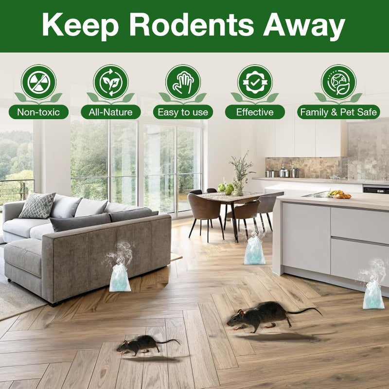 🥳2026 HOT SALE🥳  💞50% OFF!  🚫 Stop Mice Before They Move In  🌿Natural Peppermint Mouse Repellent