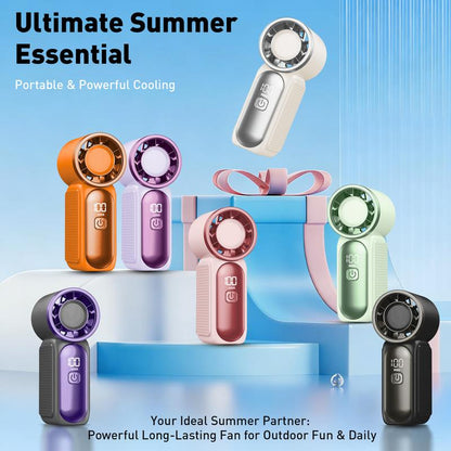 NantSpider™ Pocket-Sized Mini Jet Fan – 100-Speed Turbo Cooling