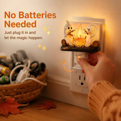 🎃 Ghost Campfire Halloween Night Light – Create A Cozy Magical Autumn Glow For Your Home-Last Day Sale-50% OFF🔥