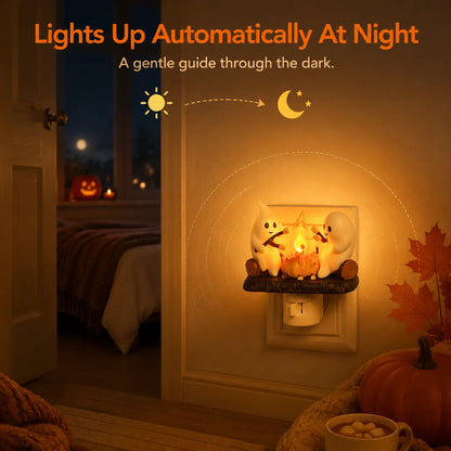 🎃 Ghost Campfire Halloween Night Light – Create A Cozy Magical Autumn Glow For Your Home-Last Day Sale-50% OFF🔥