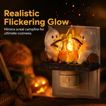 🎃 Ghost Campfire Halloween Night Light – Create A Cozy Magical Autumn Glow For Your Home-Last Day Sale-50% OFF🔥