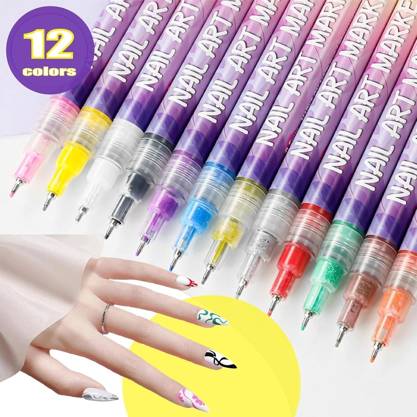💅 NantSpider™ Salon-Style Nail Art Pen Set